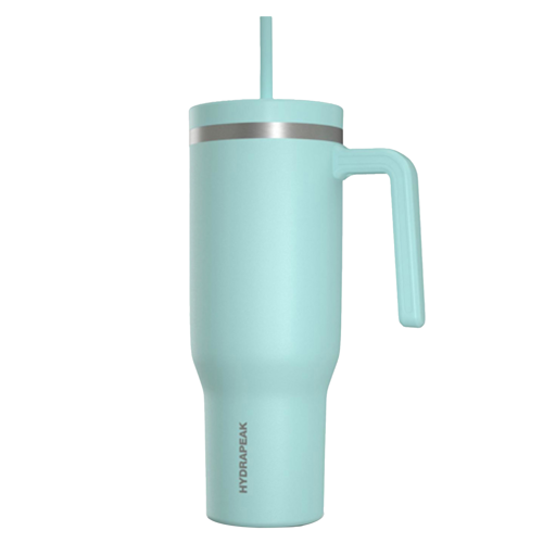 40 oz Hydrapeak® Stainless Steel Insulated Voyager Tumbler With Handle and Straw Lid