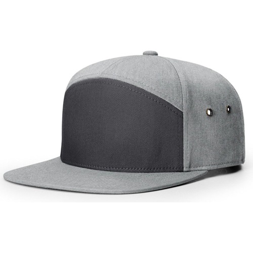 未使用CPH 551TC TWILL CASQUETTE / GRAY Premium 7-Panel Hat Flat Bill Baseball Cap with Snapback Closure