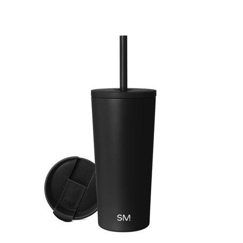 20 oz Simple Modern® Stainless Steel Double-Walled Insulated Classic Tumbler w/ Straw Lid