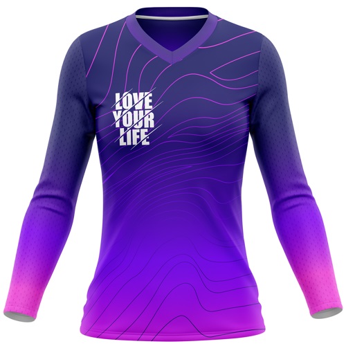 TSLMW321 Women's 160 GSM Birdseye mesh Sublimation Long