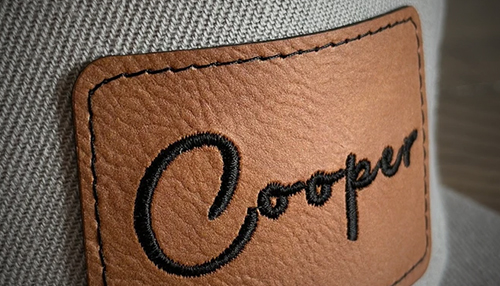 pu leather patch
