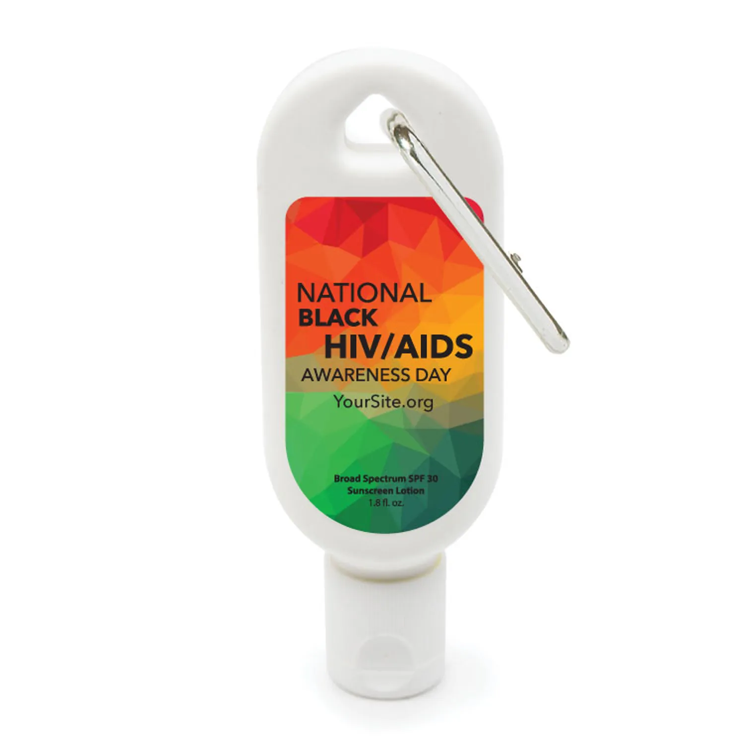 1.8 Oz. SPF 30 Sunscreen With Carabiner