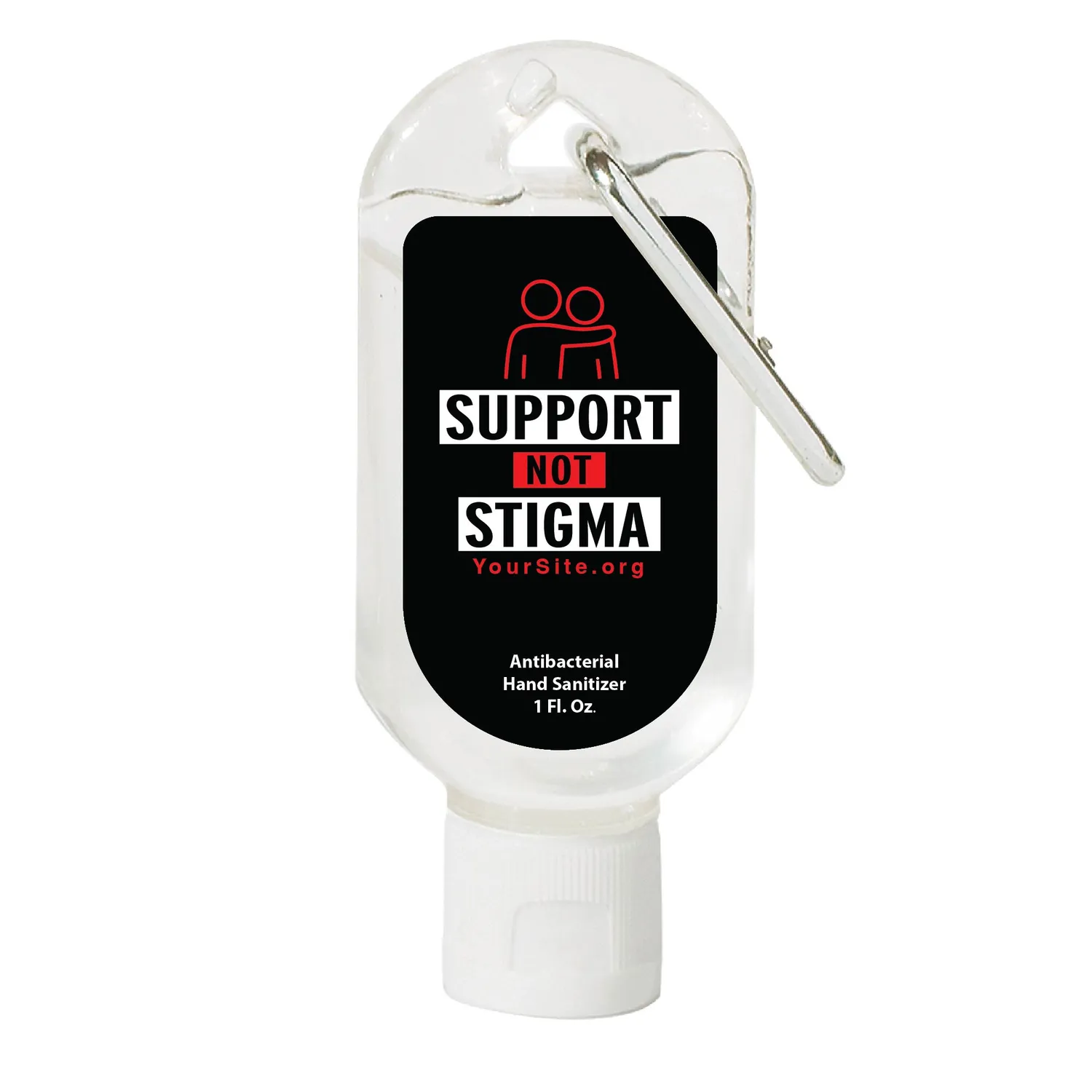 1 Oz. Hand Sanitizer With Carabiner