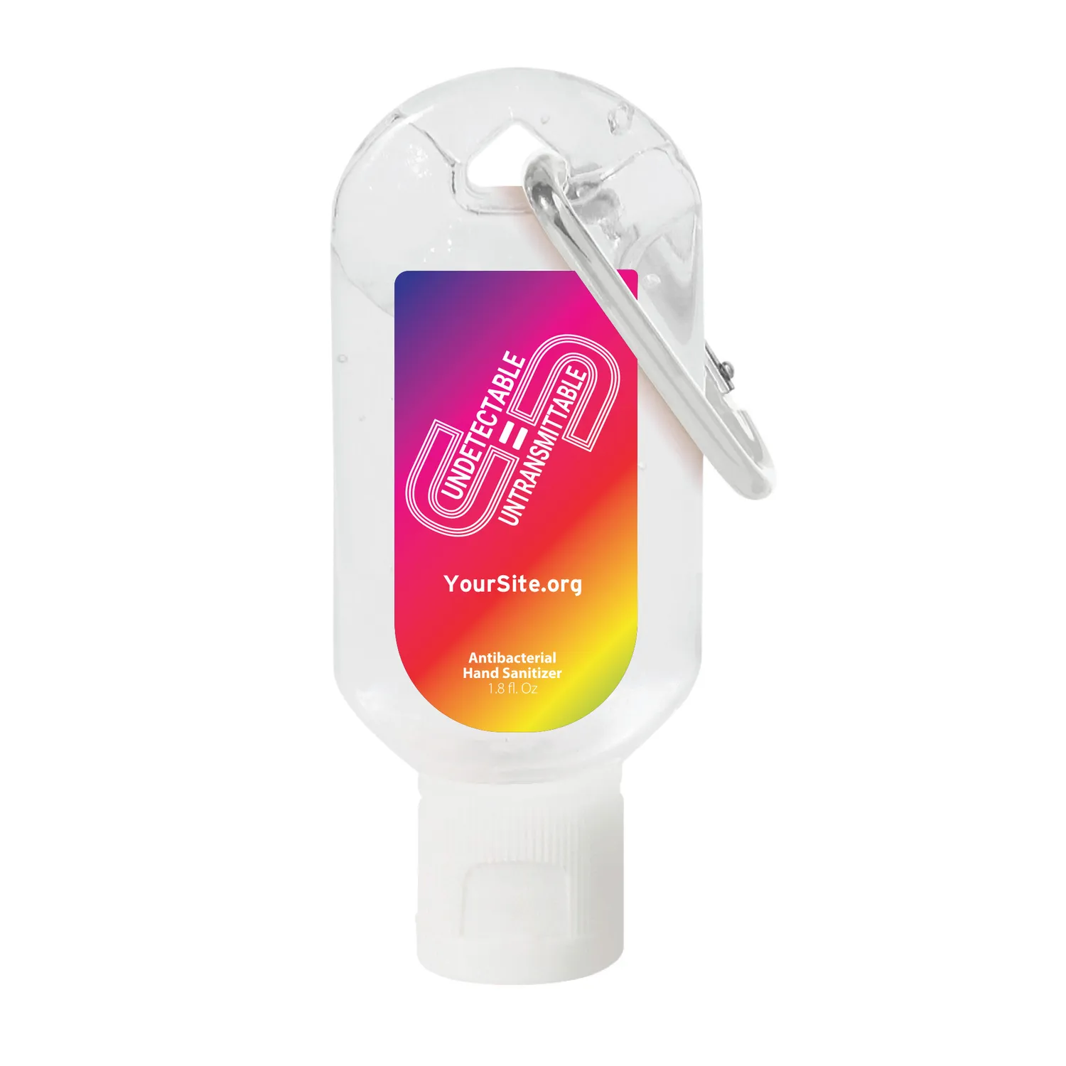 1.8 OZ. HAND SANITIZER WITH CARABINER
