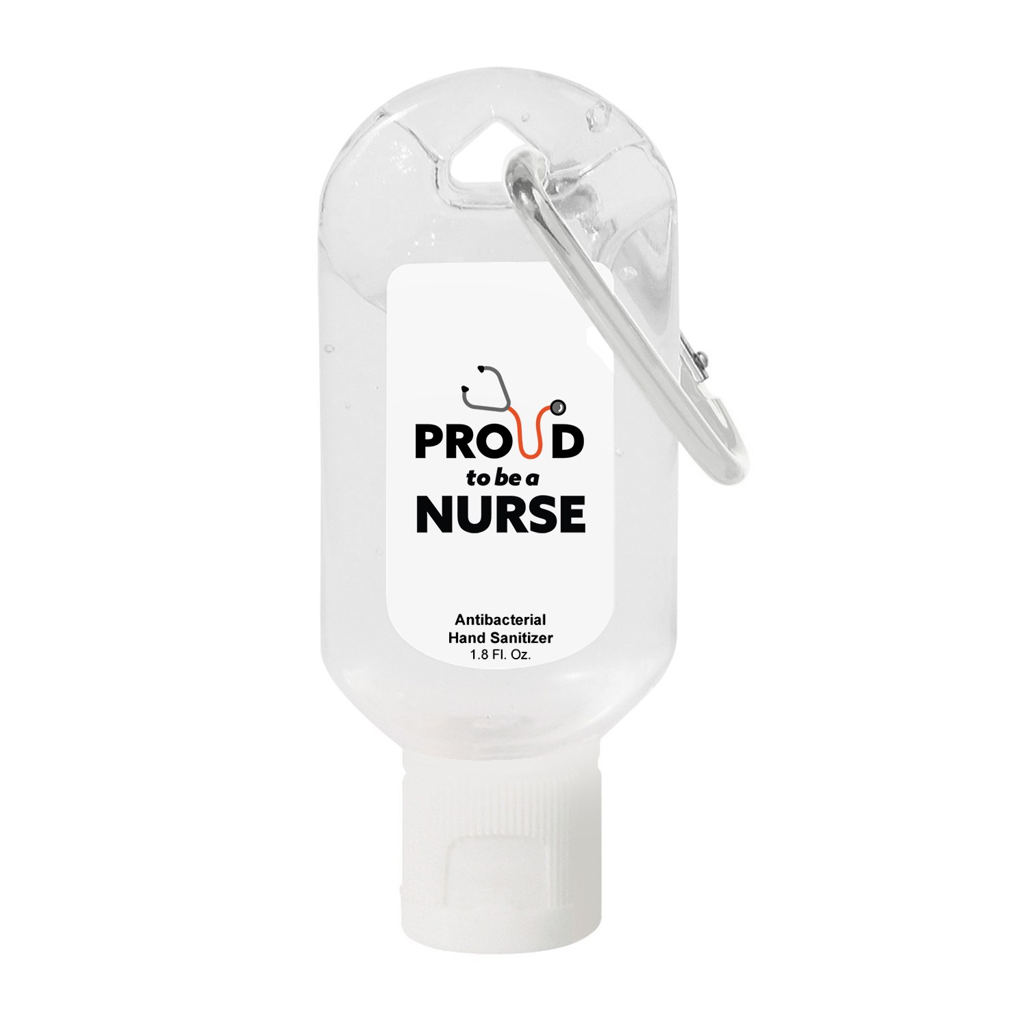 1.8 Oz. Hand Sanitizer With Carabiner