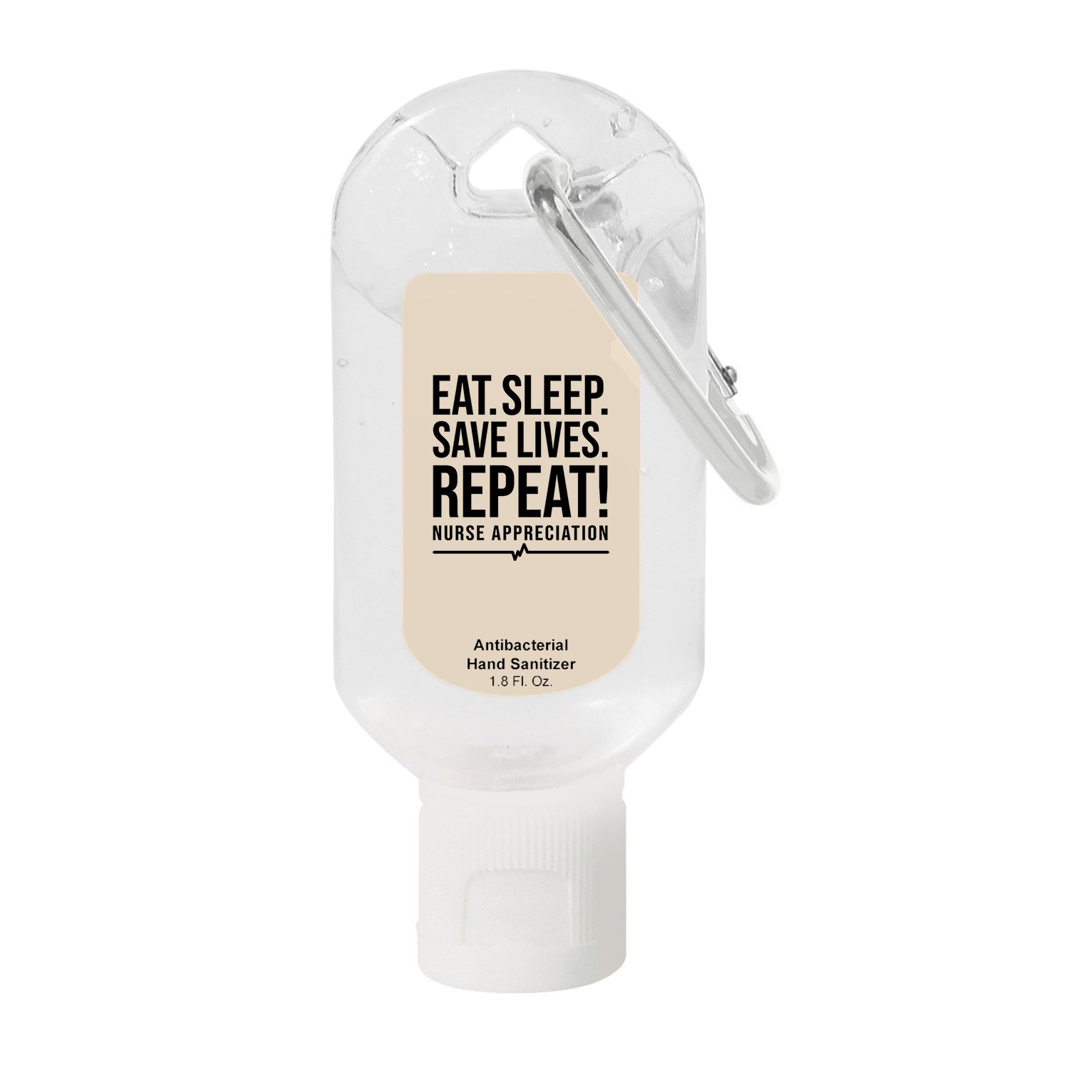 1.8 Oz. Hand Sanitizer With Carabiner