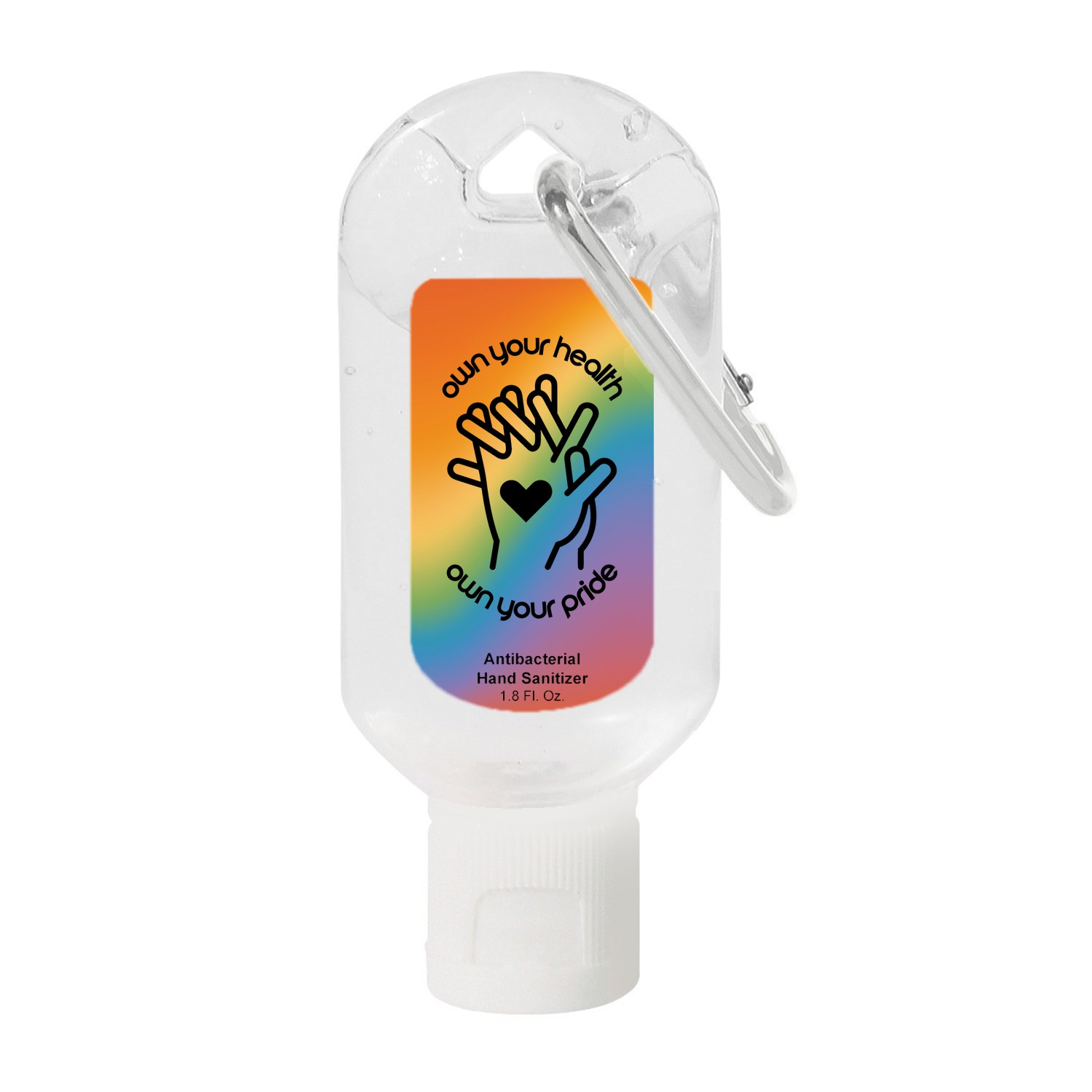 1.8 Oz. Hand Sanitizer With Carabiner