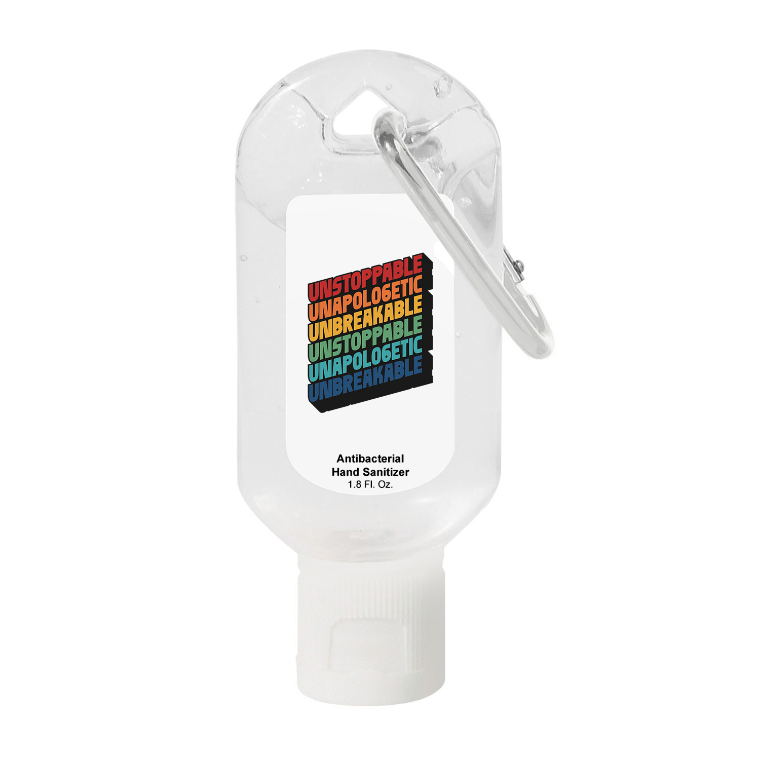 1.8 Oz. Hand Sanitizer With Carabiner