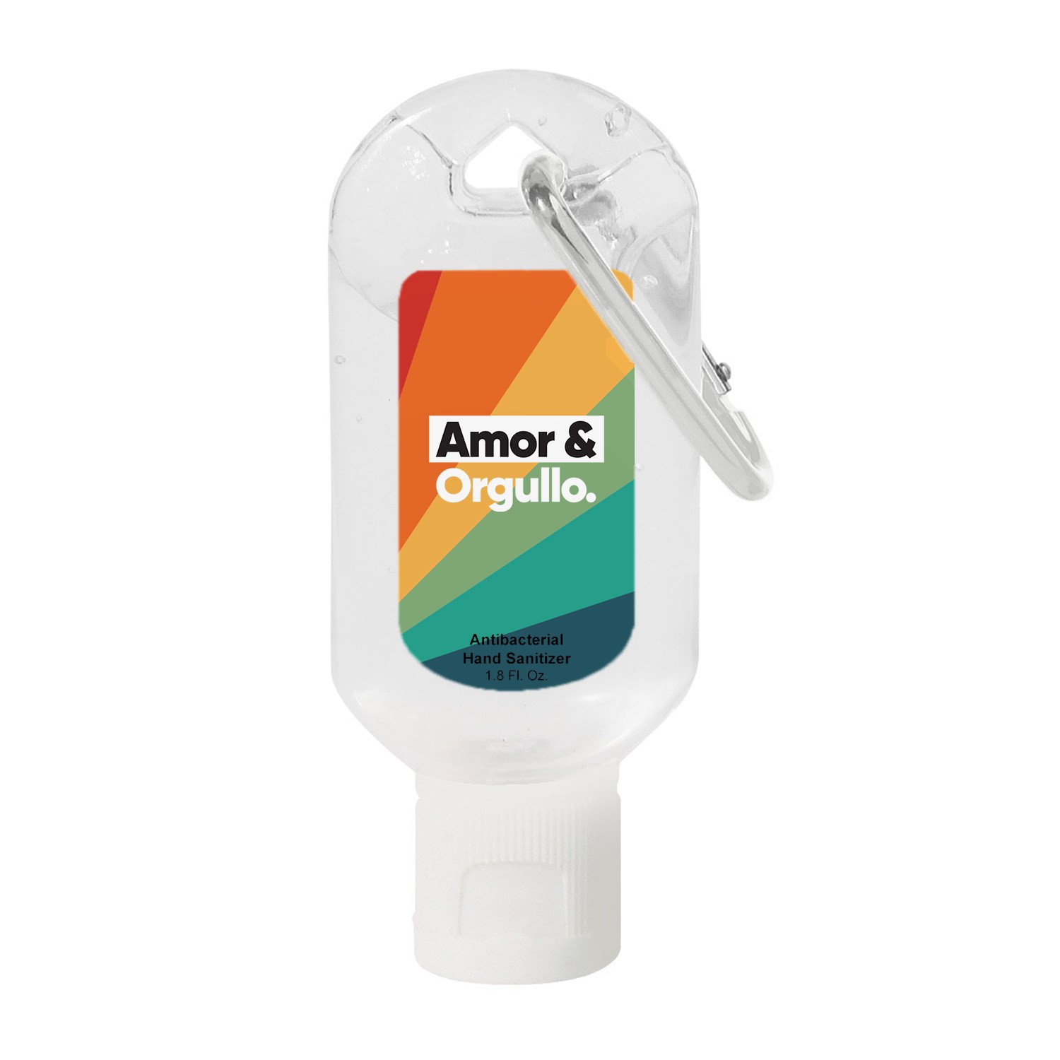 1.8 Oz. Hand Sanitizer With Carabiner