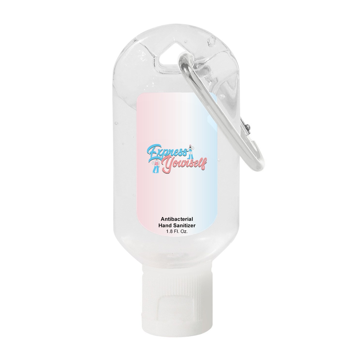 1.8 Oz. Hand Sanitizer With Carabiner