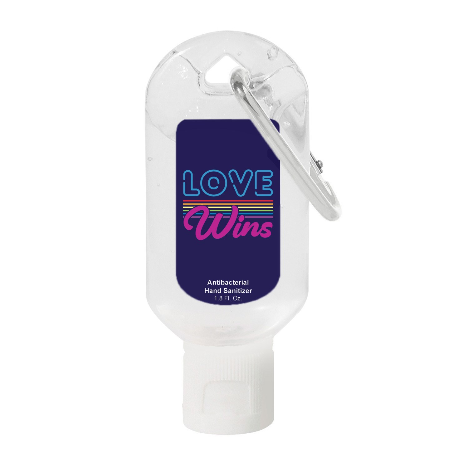 1.8 Oz. Hand Sanitizer With Carabiner