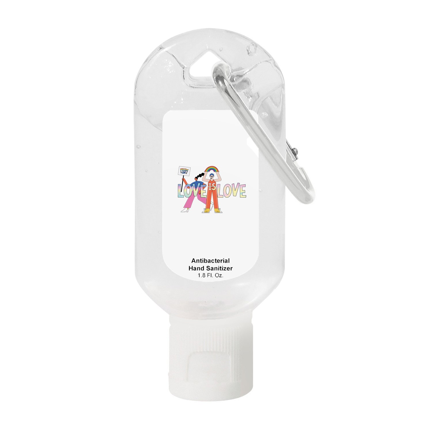 1.8 Oz. Hand Sanitizer With Carabiner