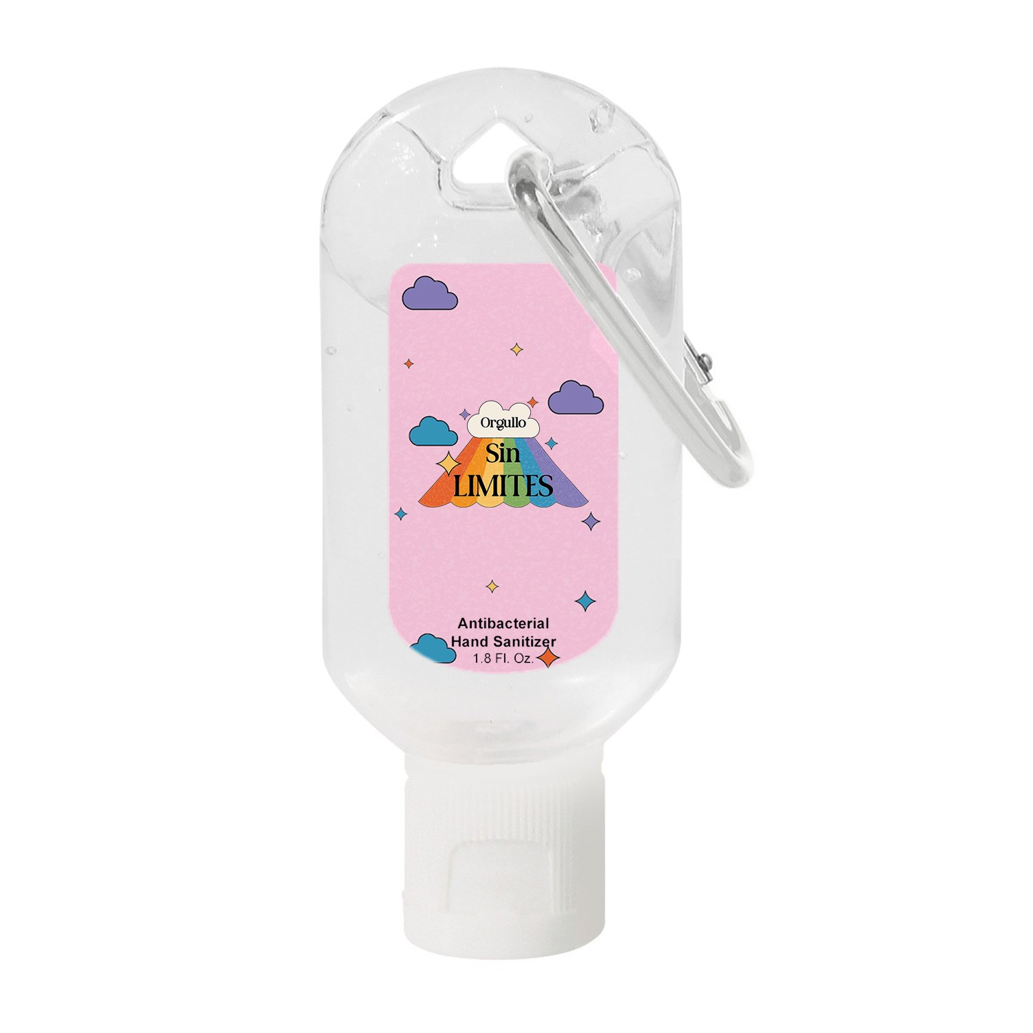 1.8 Oz. Hand Sanitizer With Carabiner