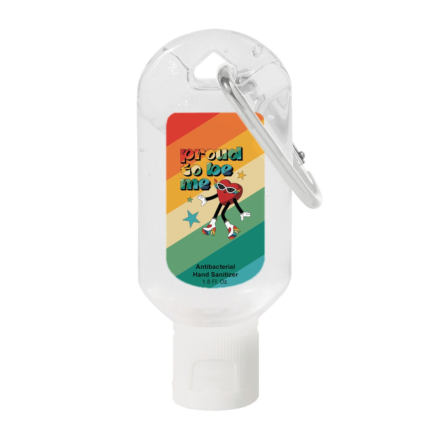 1.8 Oz. Hand Sanitizer With Carabiner