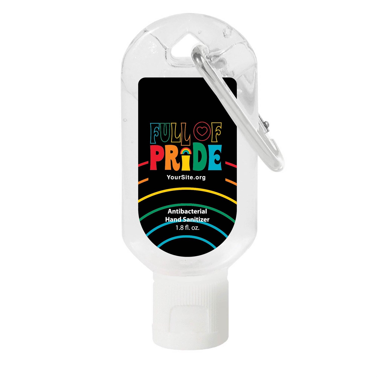 1.8 Oz. Hand Sanitizer With Carabiner