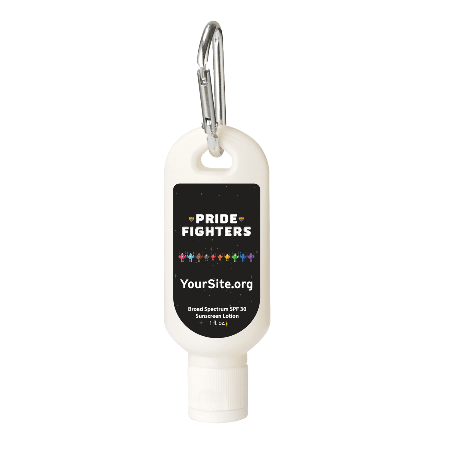 1 Oz. SPF 30 Sunscreen With Carabiner