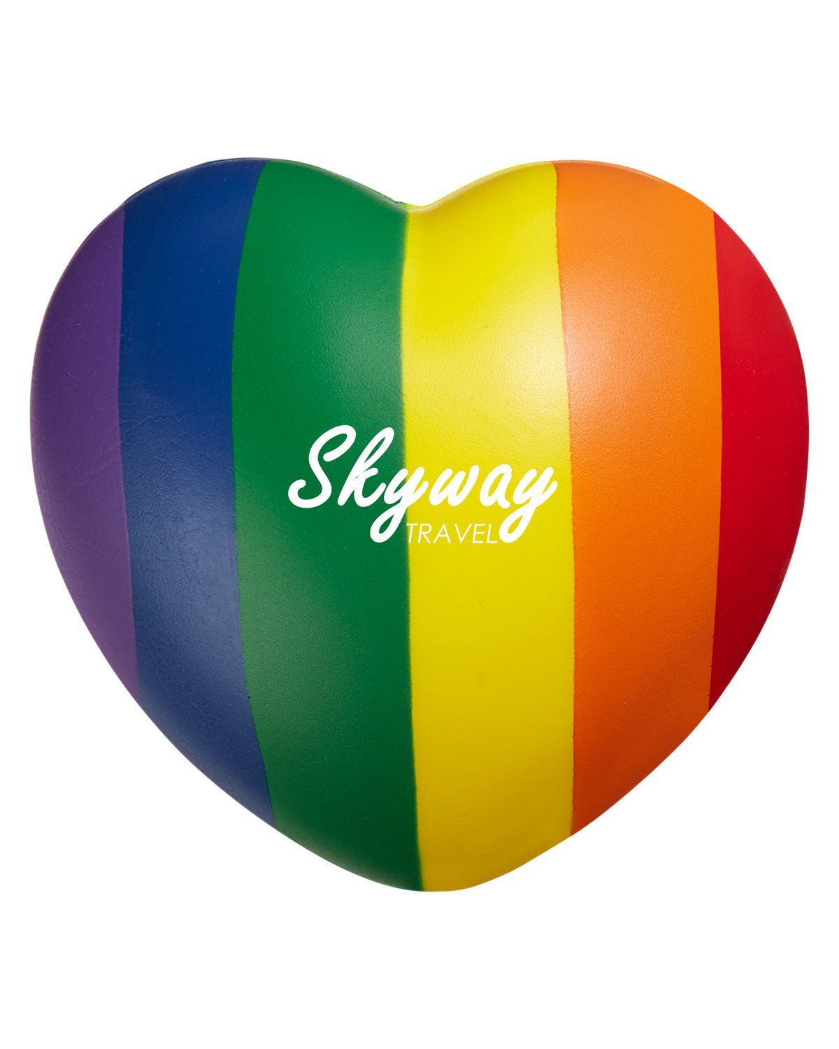 Rainbow Pride Heart Shape Stress Ball
