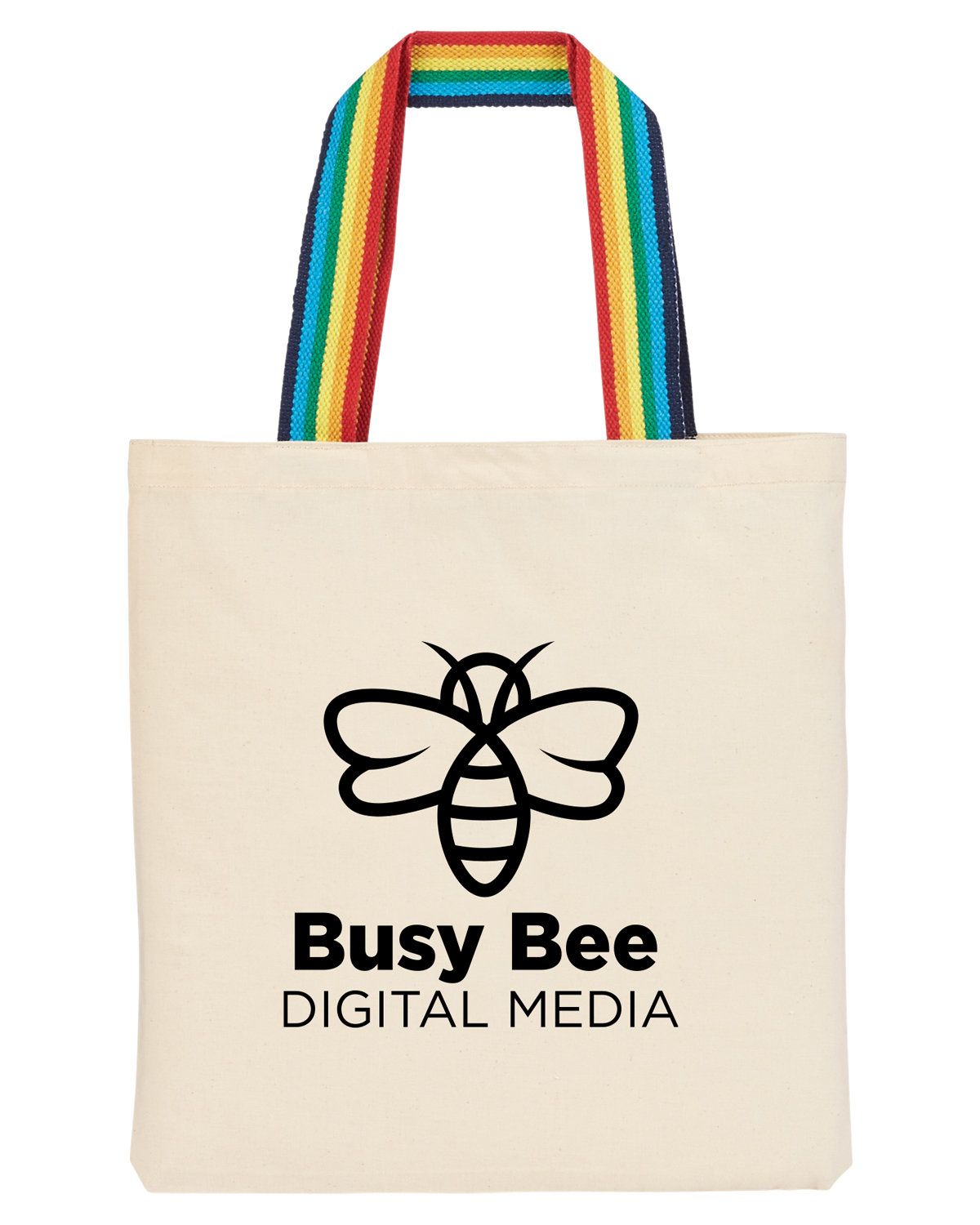 Rainbow Pride Recycled Cotton Tote Bag