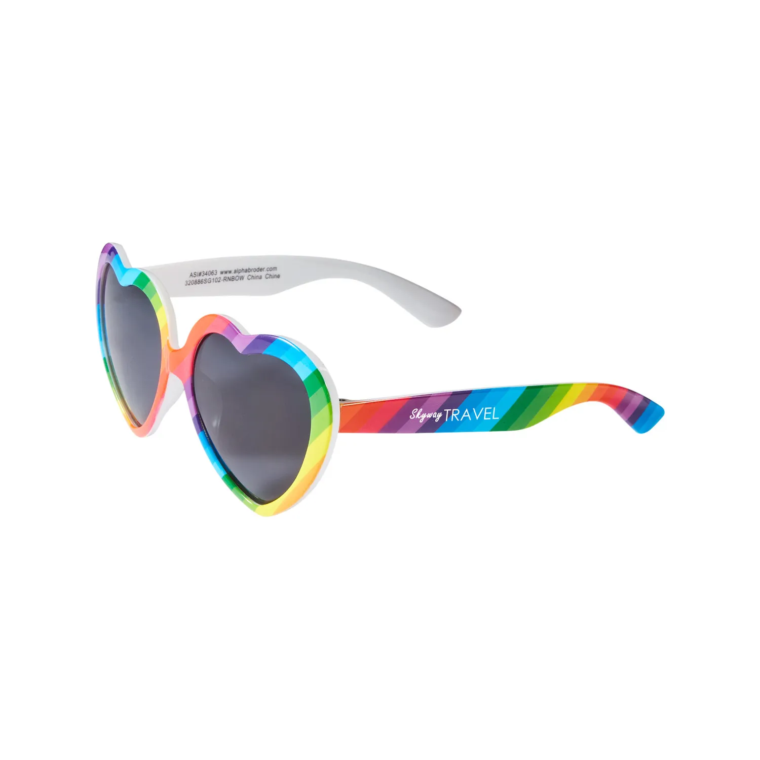 Pride Rainbow Heart Sunglasses