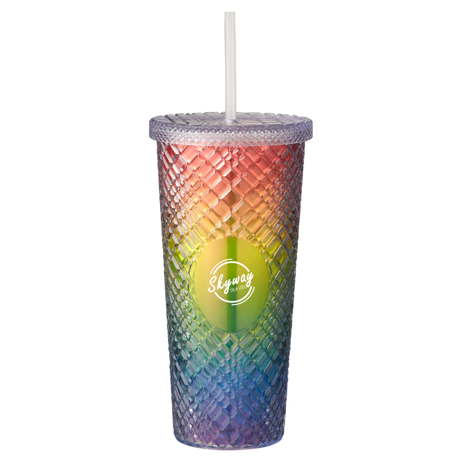 22oz Sparkle Straw Tumbler