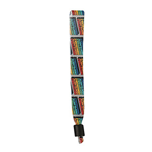 COLFBFASUB1-UP Sublimated Fabric Festival Bracelet