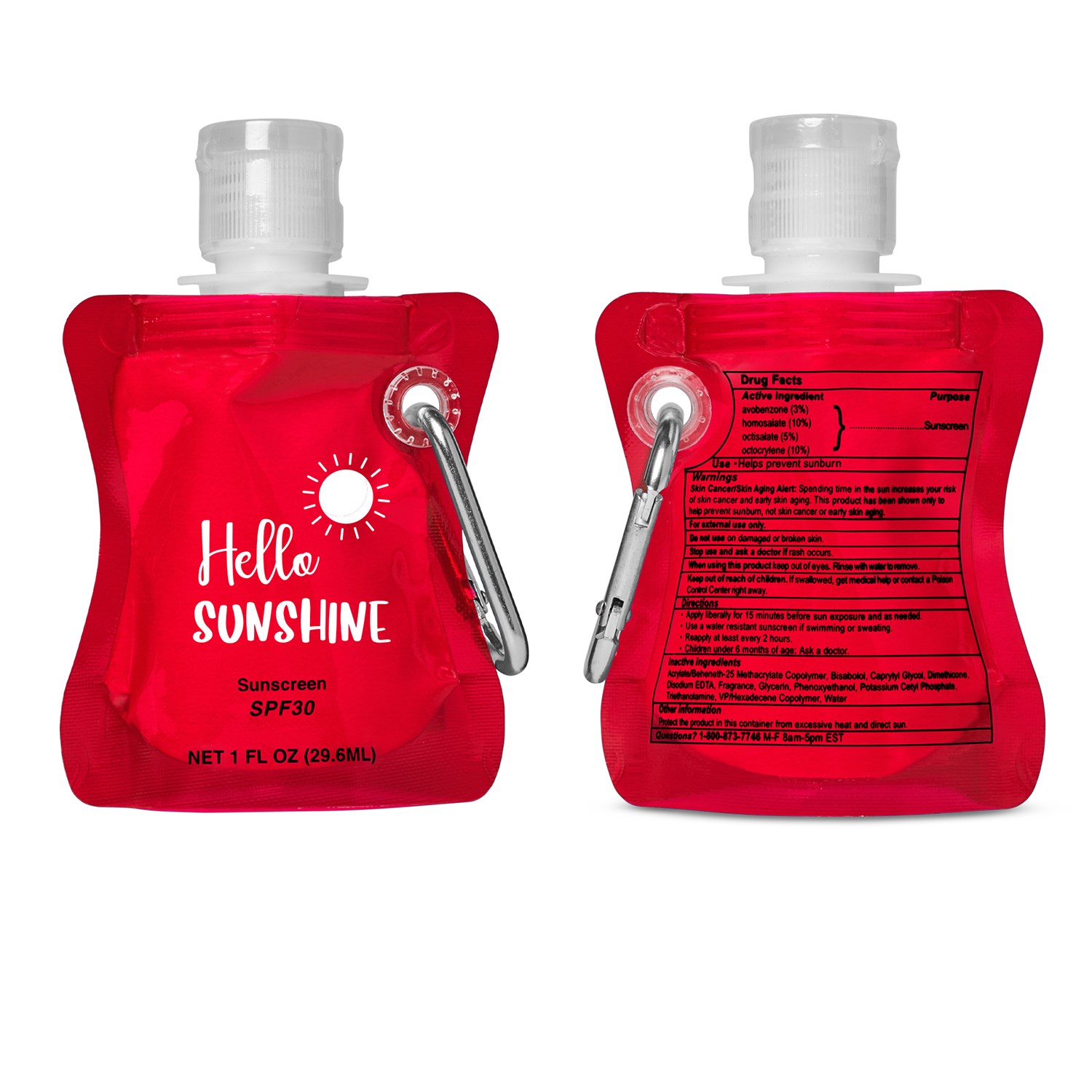 GoPong Tropic Tan Sunscreen Bottle Flask 2 Pack (16 Nepal | Ubuy, image size:1500x1500